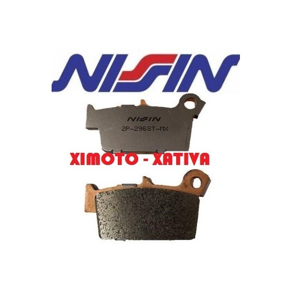 NISSIN 296 SINTERIZADA TRASERO EC/Beta/RMZ/KXF450/SHERCO